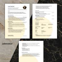 Lebenslauf Vorlage ATS optimiert + ChatGPT eBook | Bewerbungsschreiben Word, Pages, Google Docs Deutsch No.7 Rose Bild 3