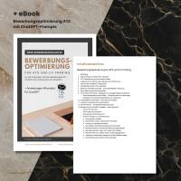 Lebenslauf Vorlage ATS optimiert + ChatGPT eBook | Bewerbungsschreiben Word, Pages, Google Docs Deutsch No.7 Rose Bild 7