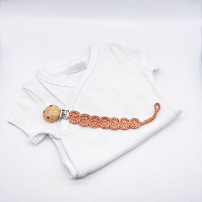 Schnullerband Easy Bloom Baumwolle unisex neutral Geschenkidee Geschenk Babyparty Schwangerschaft Freundin