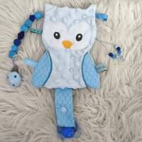 Stickdatei Eule Schnullertuch & Knistertuch – In the Hoop Set für Stickmaschine | Design by Jasmina Bild 3