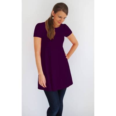 Tunika Duffy aubergine 32-52 Farbauswahl größen-und längenangepasst