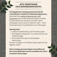 Lebenslauf Vorlage ATS optimiert + ChatGPT eBook | Bewerbungsschreiben Word, Pages, Google Docs Deutsch No.7 Blau Bild 8