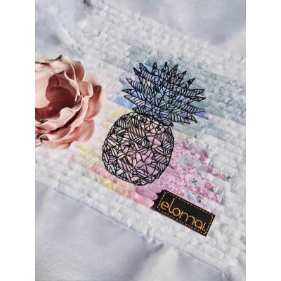 Stickdatei für Cannelloni-Technik Ananas 