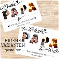 Vatertag Geschenk Foto Poster DIY | personalisiert & individuell Bild 2
