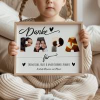Vatertag Geschenk Foto Poster DIY | personalisiert & individuell Bild 6