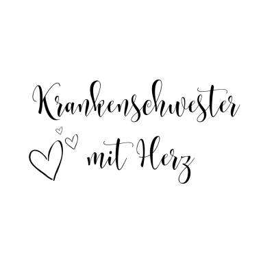 Krankenschwester mit Herz PNG SVG Datei - Download Plotterdatei - svg png Datei - Geschenkidee Gift idea - Pflege liebe 