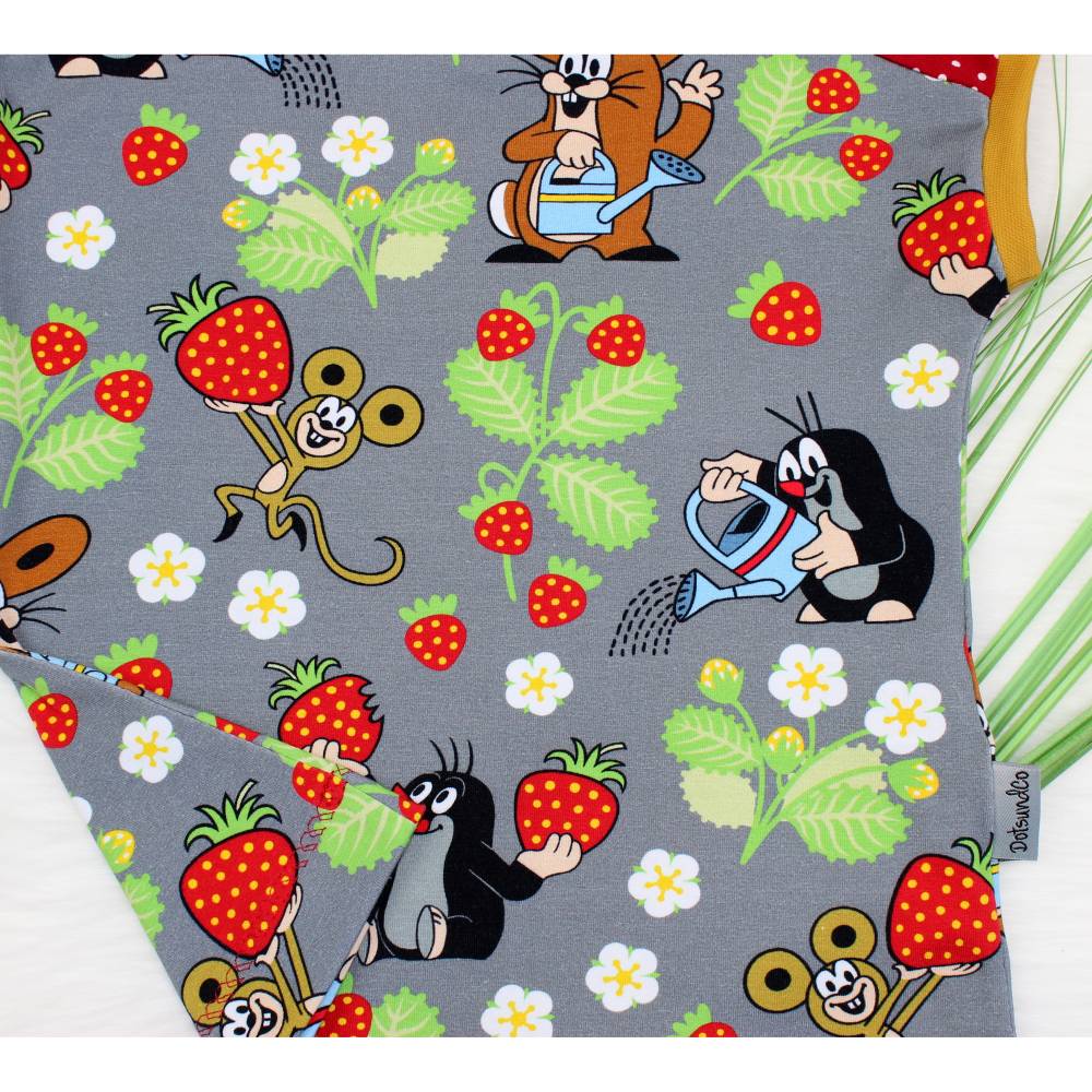 Jersey Stoff Maulwurf Stoff Baumwolle Maulwurf T-Shirt Easy Peasy