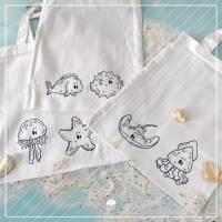 Doodle Meerestiere - Plotterdatei || SVG Bild 1