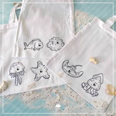 Doodle Meerestiere - Plotterdatei || SVG