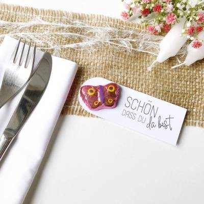 Druckvorlage Gastgeschenk Kommunion - Konfirmation - Taufe - Firmung - Tischdeko - zum ausdrucken - Geschenkidee - PDF