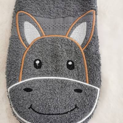 Waschlappen Tierfigur – Personalisierbar & aus 100 % Baumwolle