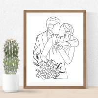 Hochzeitspaar Bundle PNG SVG Datei - Download Plotterdatei - svg png Datei - Liebe Love Hochzeitspaar Hochzeit Ehe Braut Bild 2
