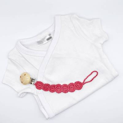 Schnullerband Easy Bloom Baumwolle unisex neutral Geschenkidee Geschenk Babyparty Schwangerschaft Freundin