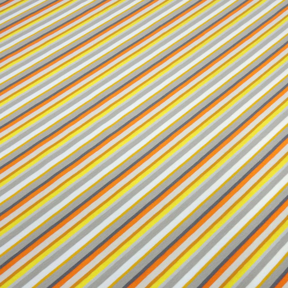 Baumwollstoff Stoff Gestreift Bunt Stoff Baumwolle Jersey Mit