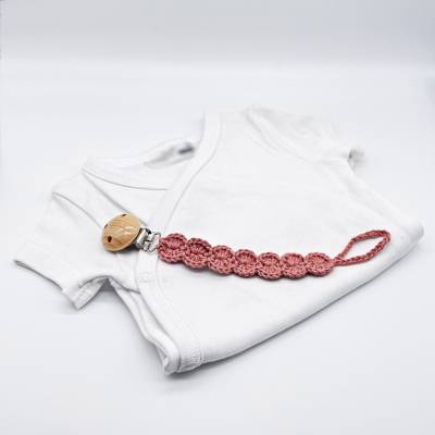 Schnullerband Easy Bloom Baumwolle unisex neutral Geschenkidee Geschenk Babyparty Schwangerschaft Freundin