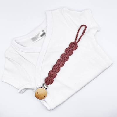 Schnullerband Easy Bloom Baumwolle unisex neutral Geschenkidee Geschenk Babyparty Schwangerschaft Babybesuch