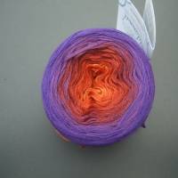 100% Schurwolle Merino extrafein Bobbel gefachter Farbverlauf Wolke 7 Hexentanz 4-fädig Bild 2