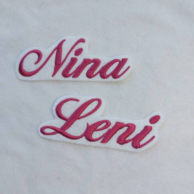 Appliaktion Name für Schultüte, Aufnäher, Patch