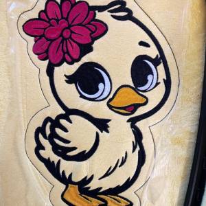 Stickdatei ITH Entchen Schnuggelinchen für Rahmen 16x26 cm, Maschinenstickerei, ITH Stickmuster mit Tiermotiv Bild 7