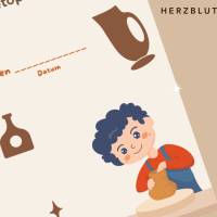 Töpfer-Urkunde für Kinder – Personalisierte Urkunde zum Ausdrucken für Töpfer-Events, Kindergeburtstage, Workshops Bild 8