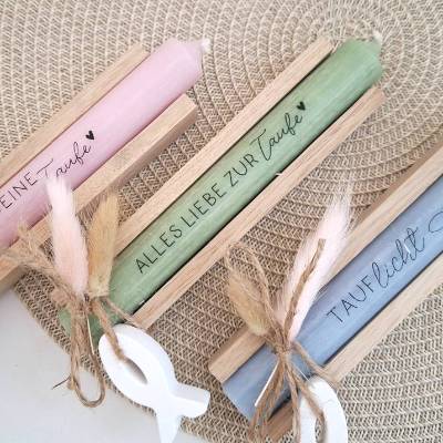 Taufe Taufgeschenk mit symbolischen Fisch Geschenkset für Mädchen und Jungen zur heiligen Taufe