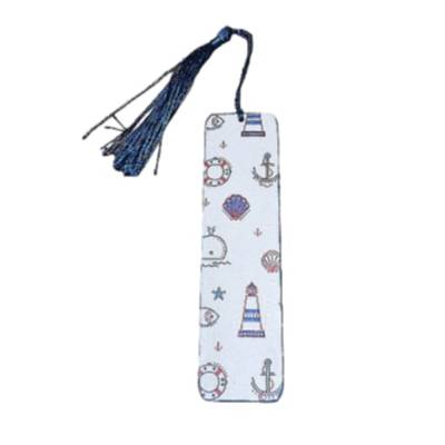 Lesezeichen aus Holz mit Maritimen-Motiv, handgefertigt – personalisierbar, perfekt als Geschenk