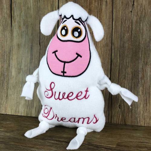 Stickdatei ITH Schaf KNUT für Rahmen 20×30cm, Maschinenstickerei, ITH Stickmuster mit Tiermotiv