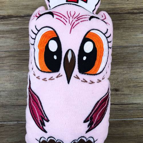 Stickdatei ITH Eule Krankenschwester für 13×18 cm, Maschinenstickerei, ITH Stickmuster mit Tiermotiv