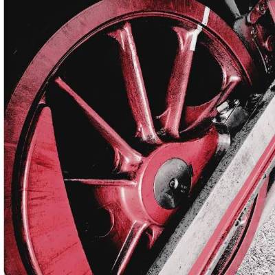 Rad Molli Bahn Bad Doberan – Digitales Foto, Karte & Druck, Spende für Tierschutz