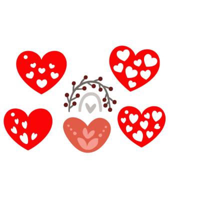 Skandinavisch Love Bundle PNG SVG Datei - Download Plotterdatei - Plotter File - Liebe Herz Heart  Schwedisch Swedish 