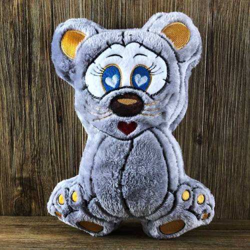 Stickdatei ITH Maus SPEEDY für Rahmen 20×30cm, Maschinenstickerei, ITH Stickmuster mit Tiermotiv