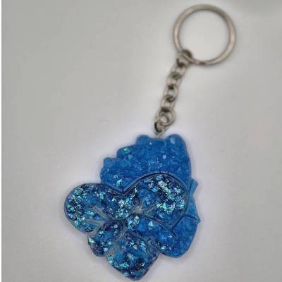 Schlüsselanhänger Bärchen mit Herz