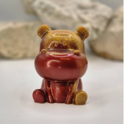 Figur Hippo Rot-gold