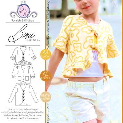 Ebook Bina Jäckchen Gr. 86 bis 152