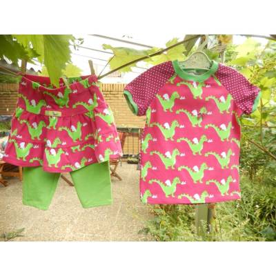 Set Shirt und Leggingsrock, Gr. 98-104