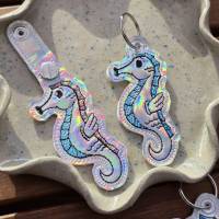 Stickdatei ITH Seepferdchen Anhänger Bild 3