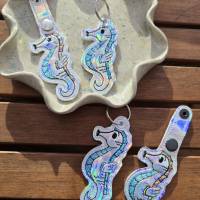 Stickdatei ITH Seepferdchen Anhänger Bild 6