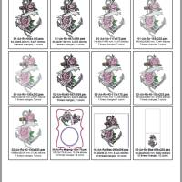 Stickdateien Set Anker mit ITH – Maritimes Anker-Motiv, Bestecktasche & MugRug ab 10x10 cm Bild 3