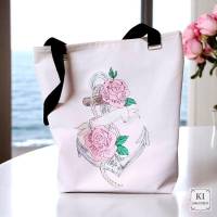 Stickdateien Set Anker mit ITH – Maritimes Anker-Motiv, Bestecktasche & MugRug ab 10x10 cm Bild 7