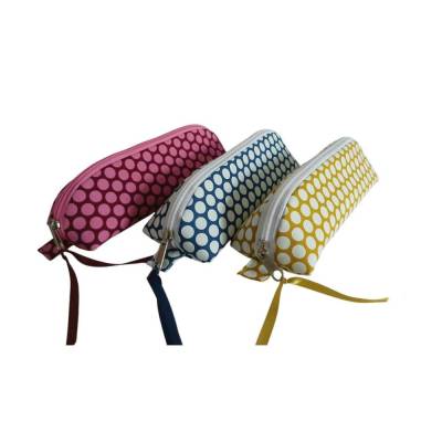 Federtasche Kosmetiktasche Schminktäschchen Punkte