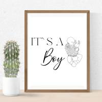 It's A Girl / It's A Boy Bundle PNG SVG Datei - Download Plotterdatei - Plotter File - Its a Boy Its a Girl - Family Lov Bild 5