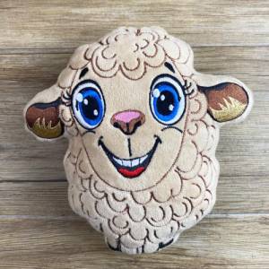 Stickdatei ITH Schaf Ulla für Rahmen 16x26 cm, Maschinenstickerei, ITH Stickmuster mit Tiermotiv Bild 6