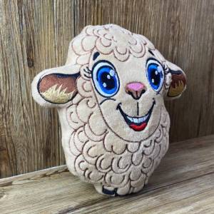Stickdatei ITH Schaf Ulla für Rahmen 16x26 cm, Maschinenstickerei, ITH Stickmuster mit Tiermotiv Bild 7