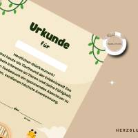 Geburtstag im Zoo für Kinder mit Tiermotiven | DIN A4 Schulausflug in den Zoo Bild 4