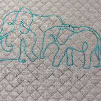 Babyelefant oneline 12-14x18cm Bild 2