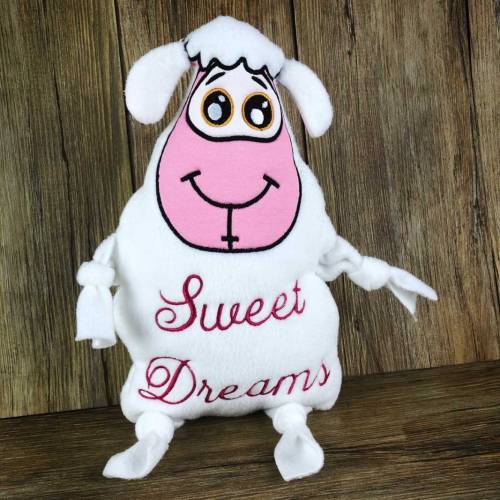 Stickdatei ITH Schaf KNUT für Rahmen 16×26 cm, Maschinenstickerei, ITH Stickmuster mit Tiermotiv