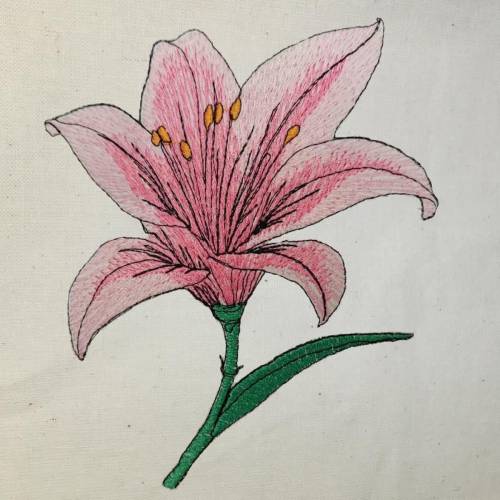 Stickdatei Lilie 14x14/15x15