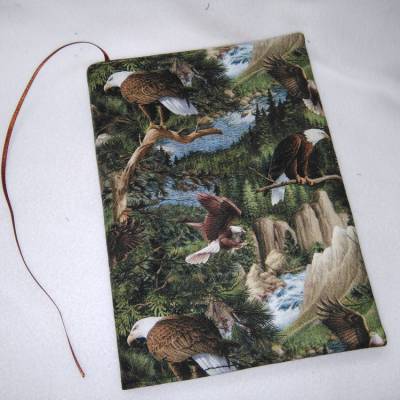 Buchhülle„Adler“,Buchschutz,Umschlag,Schutzumschlag,Geschenkverpackung,Buchgeschenk,Lesezeichen