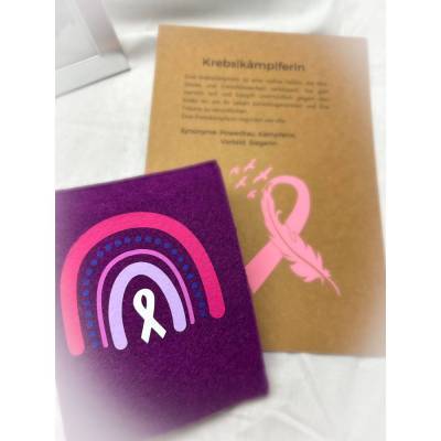 Schutzhülle für Krebstherapie Unterlagen - Portpass, Allergiepass, Onkologieausweis