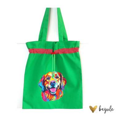 Taschenbeutel mit Hundemotiv